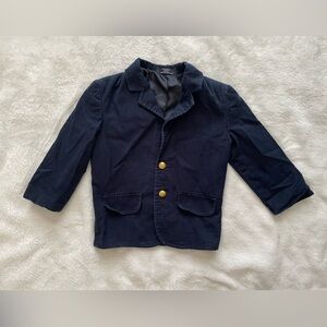 24 month Navy Blazer with Gold Buttons